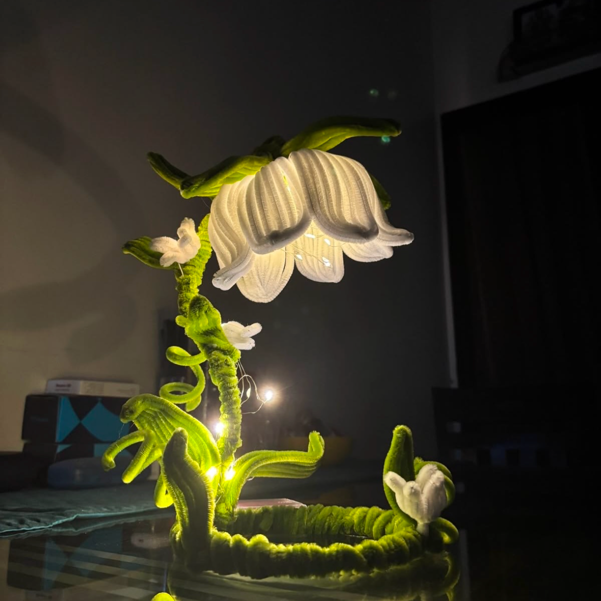 Chenille Wire Lamp