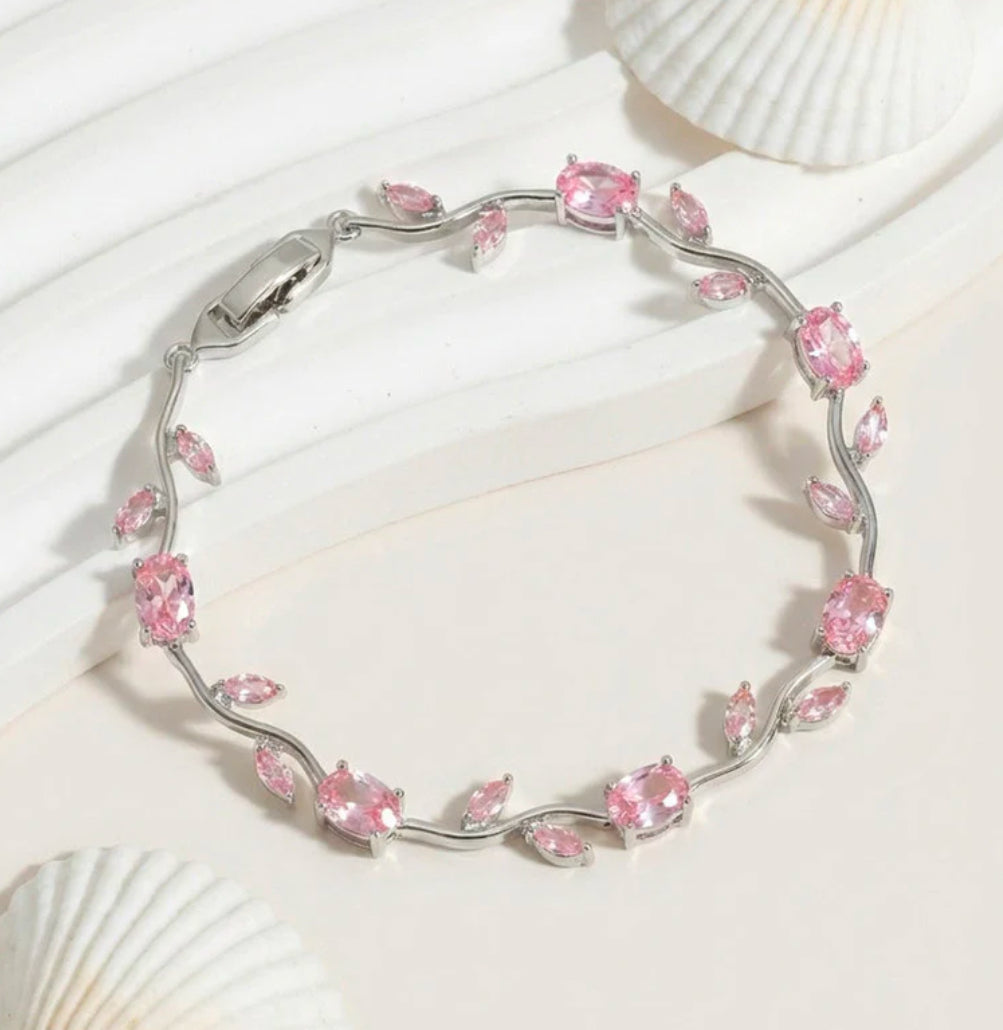 Tulip pink bracelet