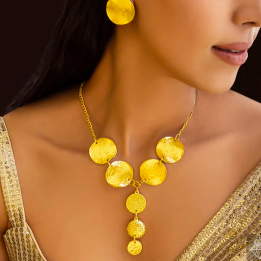 Circular necklace set