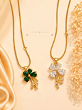 Pendant with chain (set of 2) antitarnish