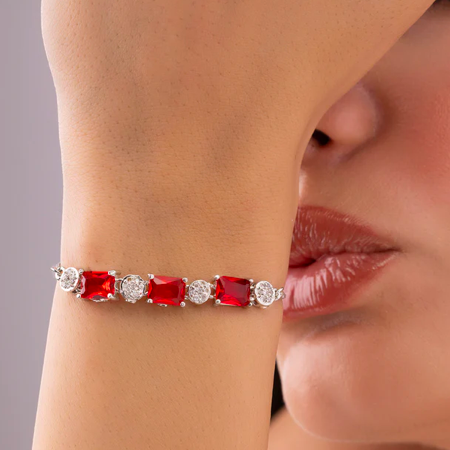 Red stone bracelet