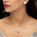 Double layer set with earings