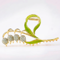 Hair Claw Clip Anti-Tarnish Lily