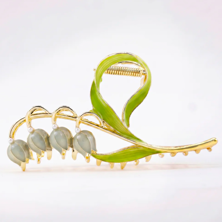Hair Claw Clip Anti-Tarnish Lily