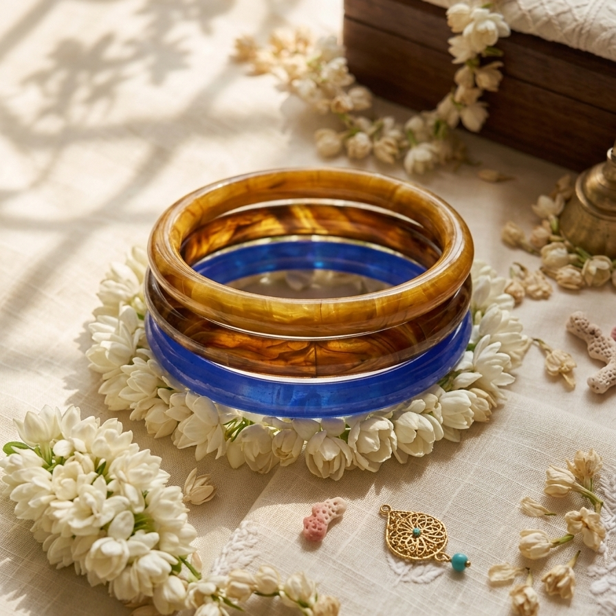 Glass Bangle Kadas (Set of 3)